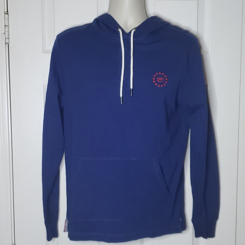 NWT Southern tide men's S blue hoodie sweater